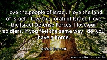 Englisches Zitat von Naftali Bennett als Bild