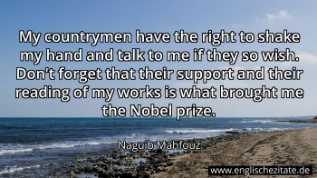 Englisches Zitat von Naguib Mahfouz als Bild