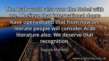Englisches Zitat von Naguib Mahfouz als Bild
