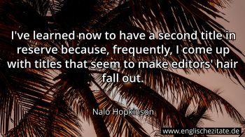 Englisches Zitat von Nalo Hopkinson als Bild