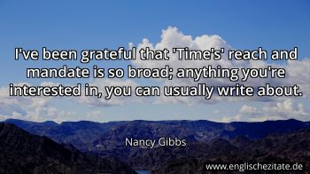 Englisches Zitat von Nancy Gibbs als Bild