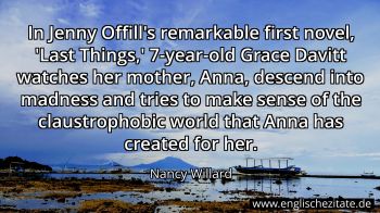 Englisches Zitat von Nancy Willard als Bild