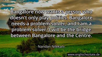 Englisches Zitat von Nandan Nilekani als Bild