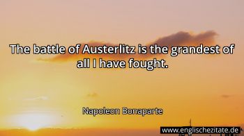 Englisches Zitat von Napoleon Bonaparte als Bild