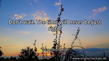 Englisches Zitat von Napoleon Hill als Bild