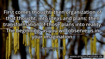 Englisches Zitat von Napoleon Hill als Bild