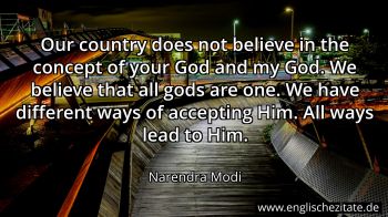 Englisches Zitat von Narendra Modi als Bild