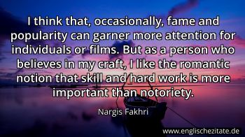Englisches Zitat von Nargis Fakhri als Bild
