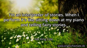 Englisches Zitat von Nat King Cole als Bild