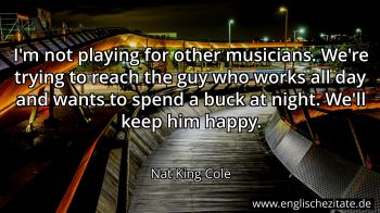 Englisches Zitat von Nat King Cole als Bild