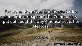 Englisches Zitat von Nat King Cole als Bild