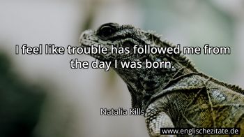 Englisches Zitat von Natalia Kills als Bild
