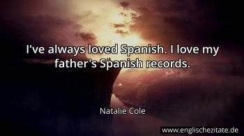 Englisches Zitat von Natalie Cole als Bild