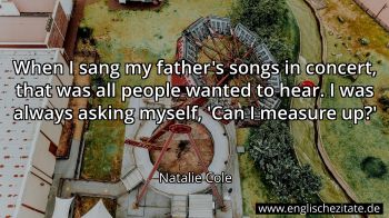 Englisches Zitat von Natalie Cole als Bild