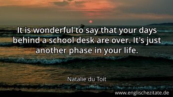 Englisches Zitat von Natalie du Toit als Bild