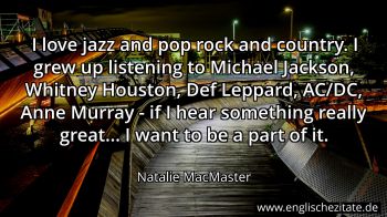 Englisches Zitat von Natalie MacMaster als Bild