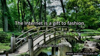 Englisches Zitat von Natalie Massenet als Bild