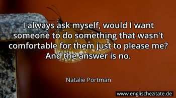 Englisches Zitat von Natalie Portman als Bild