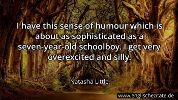Englisches Zitat von Natasha Little als Bild