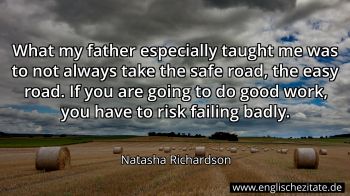Englisches Zitat von Natasha Richardson als Bild