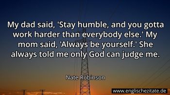 Englisches Zitat von Nate Robinson als Bild