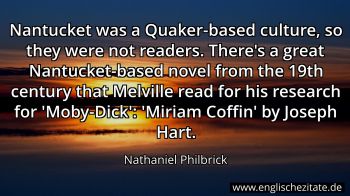 Englisches Zitat von Nathaniel Philbrick als Bild
