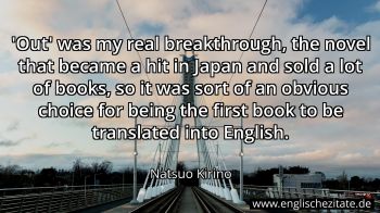 Englisches Zitat von Natsuo Kirino als Bild