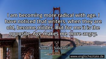 Englisches Zitat von Nawal El Saadawi als Bild
