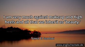 Englisches Zitat von Nawal El Saadawi als Bild