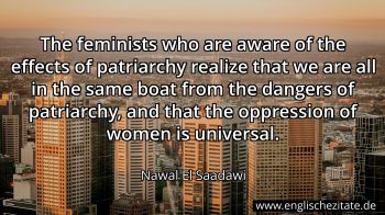 Englisches Zitat von Nawal El Saadawi als Bild