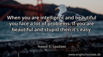 Englisches Zitat von Nawal El Saadawi als Bild