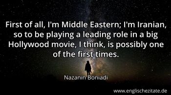 Englisches Zitat von Nazanin Boniadi als Bild