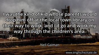Englisches Zitat von Neil Gaiman als Bild