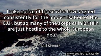 Englisches Zitat von Neil Kinnock als Bild
