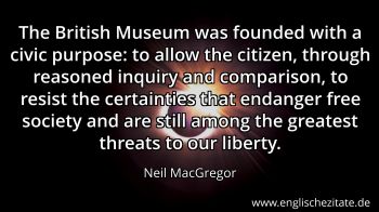Englisches Zitat von Neil MacGregor als Bild