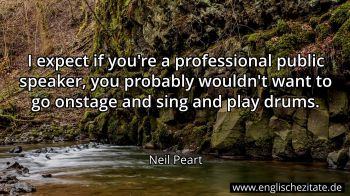 Englisches Zitat von Neil Peart als Bild
