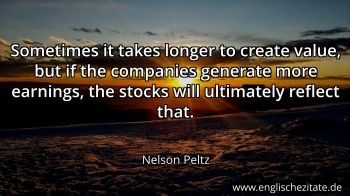 Englisches Zitat von Nelson Peltz als Bild
