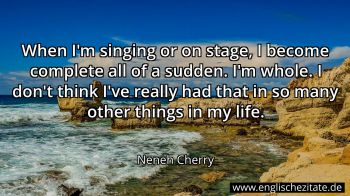 Englisches Zitat von Neneh Cherry als Bild