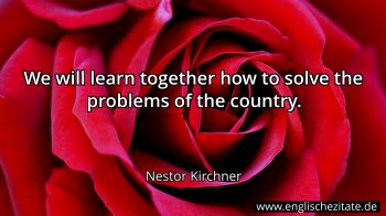 Englisches Zitat von Nestor Kirchner als Bild