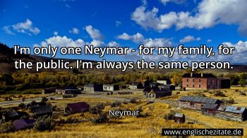 Englisches Zitat von Neymar als Bild