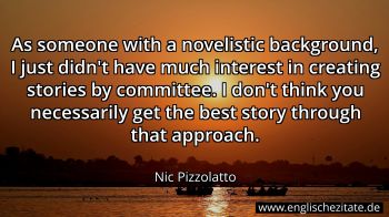 Englisches Zitat von Nic Pizzolatto als Bild