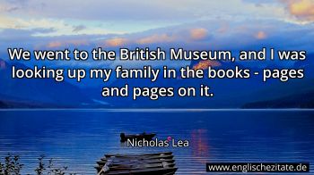 Englisches Zitat von Nicholas Lea als Bild