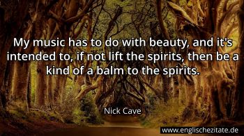 Englisches Zitat von Nick Cave als Bild