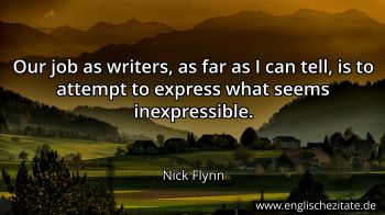 Englisches Zitat von Nick Flynn als Bild