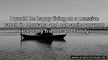 Englisches Zitat von Nick Frost als Bild