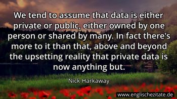 Englisches Zitat von Nick Harkaway als Bild