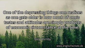Englisches Zitat von Nick Hornby als Bild