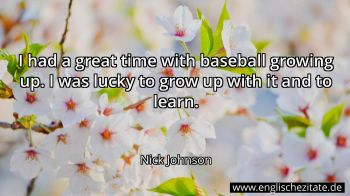 Englisches Zitat von Nick Johnson als Bild