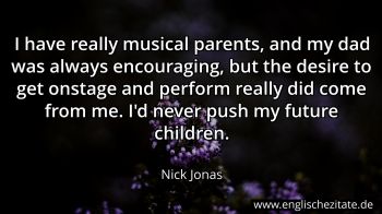 Englisches Zitat von Nick Jonas als Bild