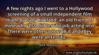Englisches Zitat von Nick Mancuso als Bild